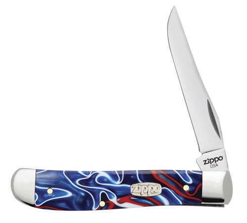Складной нож ZIPPO Patriotic Kirinite Smooth Mini Trapper