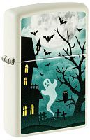 Зажигалка ZIPPO Spooky Design с покрытием Glow In The Dark Green