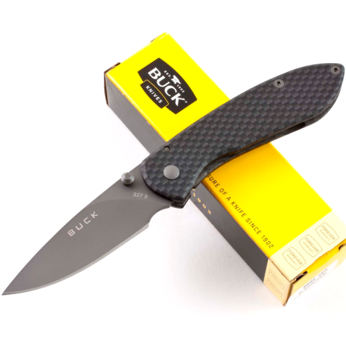 Складной нож Buck Nobleman Carbon 0327CFS фото 5