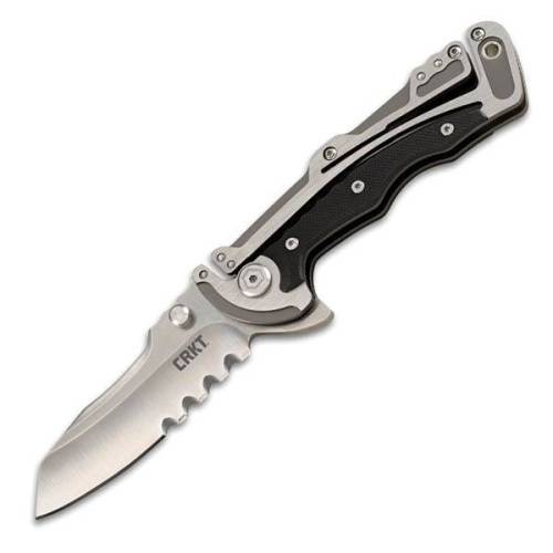 5891 CRKT Graphite™ WITH VEFF FLAT TOP SERRATIONS® фото 2