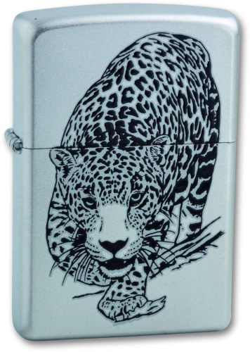499 ZIPPO Зажигалка ZIPPO Leopard Satin Chrome 499 ZIPPO Зажигалка ZIPPO Leopard Satin Chrome