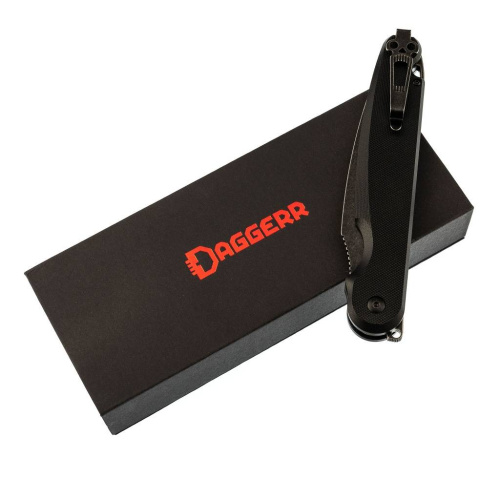 Складной нож Daggerr Dagger Parrot Nestor All Black SW фото 5