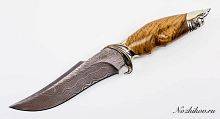 Охотничий нож  Авторский Нож из Дамаска №20