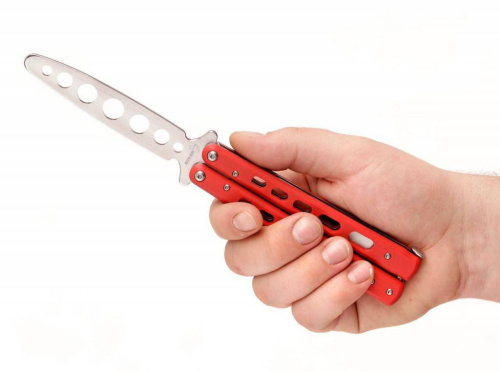 Складной нож Boker Тренировочный нож-бабочка (балисонг) Balisong Trainer фото 8