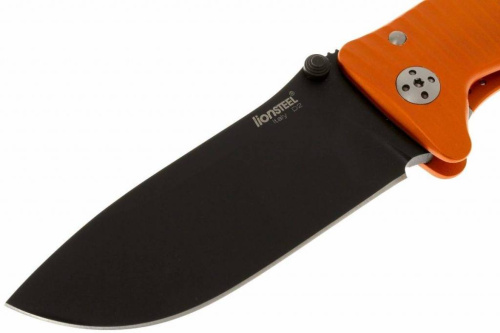 Складной нож Lion Steel SR1A OB ORANGE фото 11