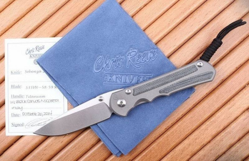 3810 Chris Reeve Large Sebenza 25 Micarta Inlay фото 13 3810 Chris Reeve Large Sebenza 25 Micarta Inlay фото 13